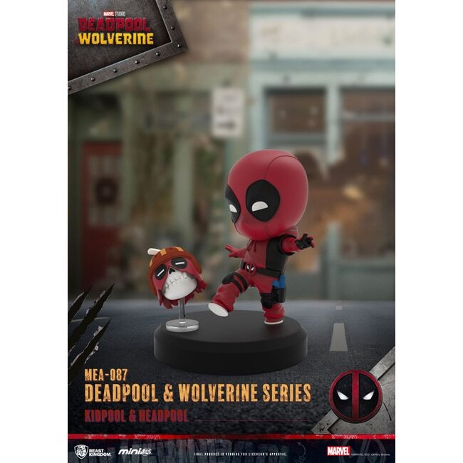 Deadpool 3 Deadpool & Wolverine Series Mini Egg Attack Figures Set 8 cm