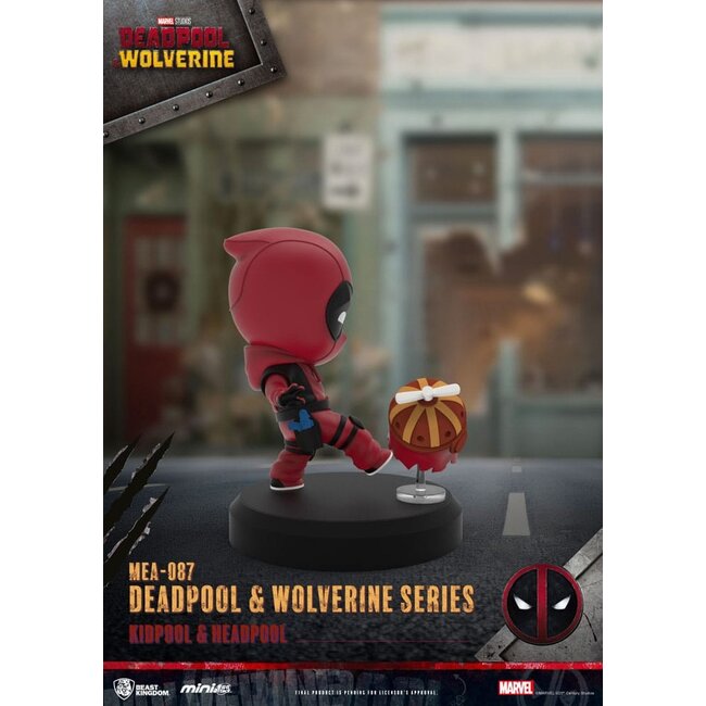 Deadpool 3 Deadpool & Wolverine Series Mini Egg Attack Figures Set 8 cm