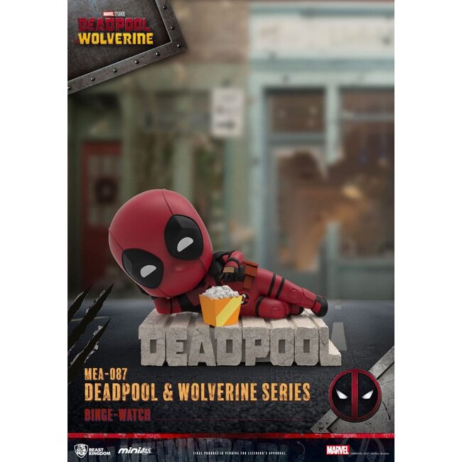 Deadpool 3 Deadpool & Wolverine Serie Mini Egg Attack Figuren Set 8 cm