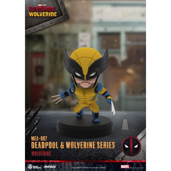 Deadpool 3 Deadpool & Wolverine Serie Mini Egg Attack Figuren Set 8 cm