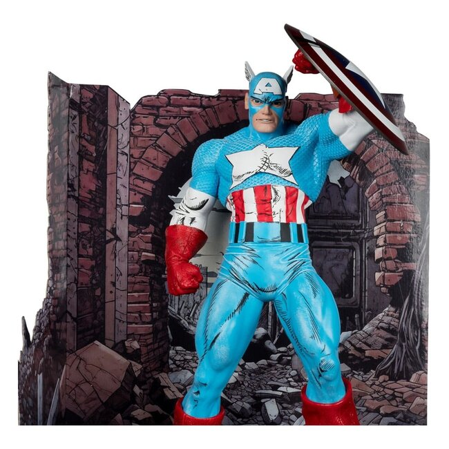 Zum Marvel-Universum "Captain America" kommt diese detailreiche PVC-Statue im Maßstab 1/6 (The Amazing Spider-Man #323). Sie ist 28 cm groß und wird von einem Marvel-Superhelden namens Spider-Man inspiriert.