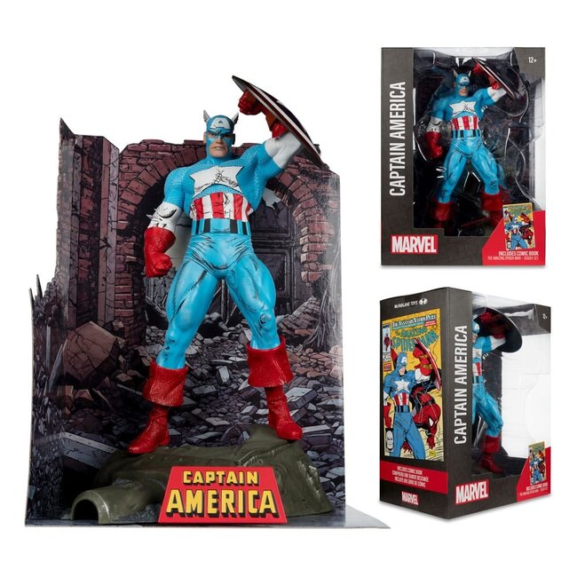 Zum Marvel-Universum "Captain America" kommt diese detailreiche PVC-Statue im Maßstab 1/6 (The Amazing Spider-Man #323). Sie ist 28 cm groß und wird von einem Marvel-Superhelden namens Spider-Man inspiriert.