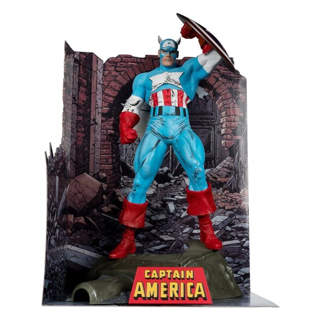 Zum Marvel-Universum "Captain America" kommt diese detailreiche PVC-Statue im Maßstab 1/6 (The Amazing Spider-Man #323). Sie ist 28 cm groß und wird von einem Marvel-Superhelden namens Spider-Man inspiriert.