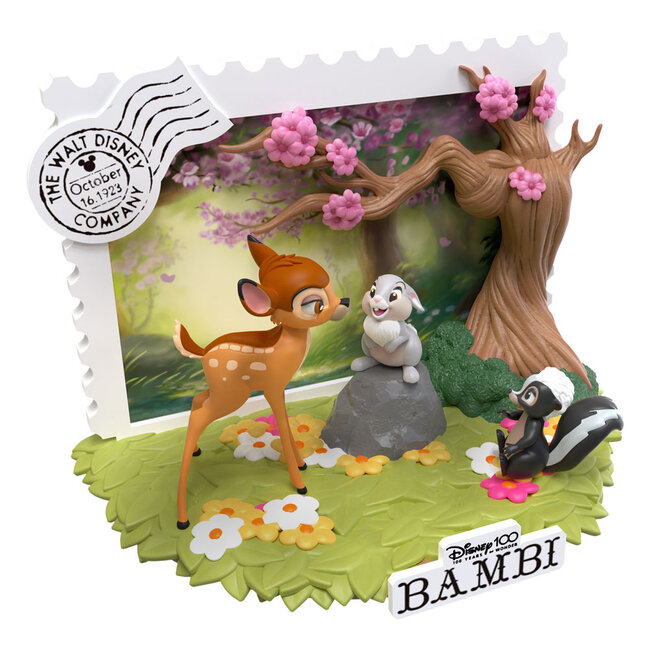 Beast Kingdom Toys Disney 100. Jubiläum D-Stage PVC Diorama Bambi 12 cm