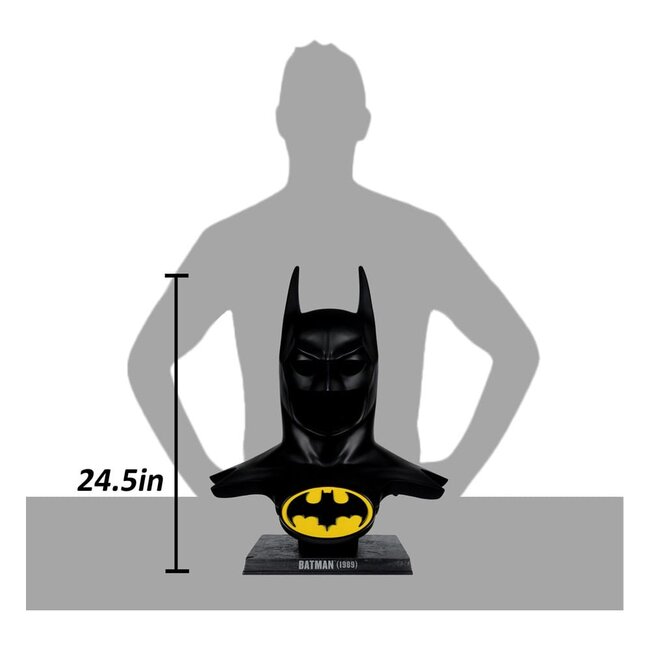 Batman 1989 DC Direct Replika 1/1 Batman Kapuze 62 cm