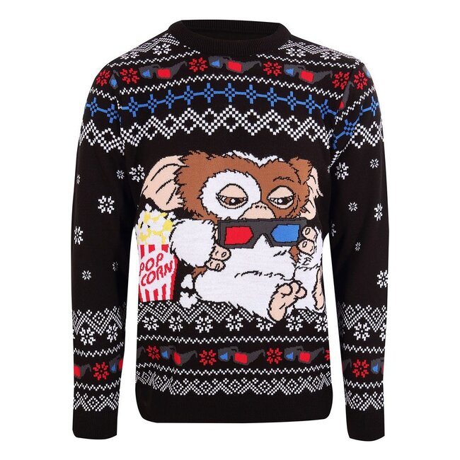 Gremlins Sweatshirt Weihnachtspullover Gizmo Popcorn