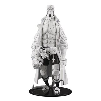 Hellboy Vinylstatue 30. Jubiläum B&W Variante Vorschau Exklusiv 32 cm