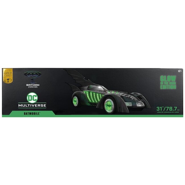 Batman Forever DC Multiverse Fahrzeug Batmobil Glow in the Dark Edition (Gold Label) 79 cm