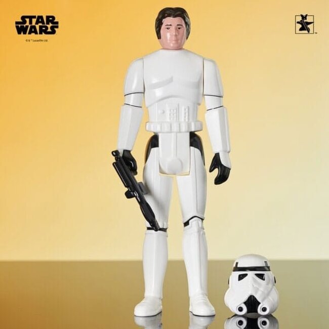 Star Wars Episode IV Jumbo Vintage Kenner Actionfigur Han Solo in Sturmtruppler-Verkleidung 2021 Premier Guild-Mitgliedschaftsgeschenk 30 cm