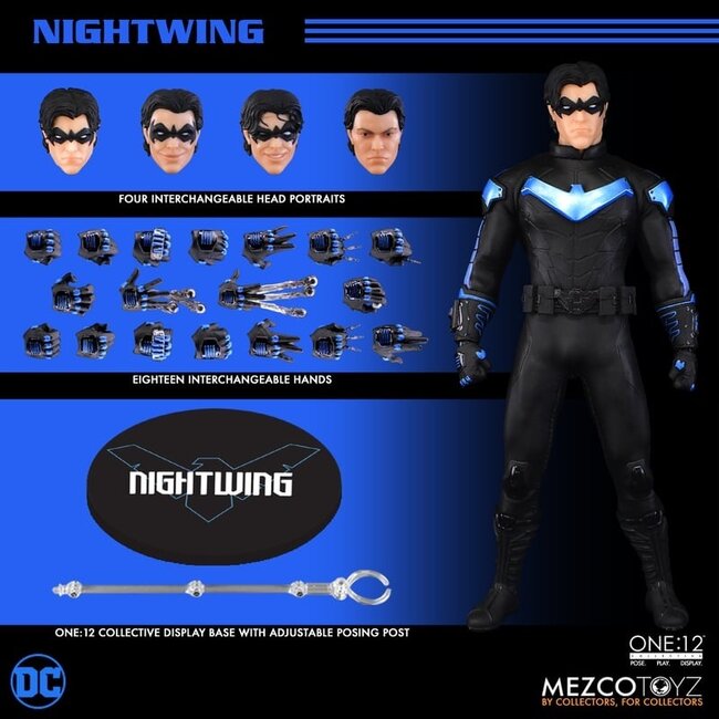 Mezco Toys DC Comics Action Figure 1/12 Nightwing 17 cm