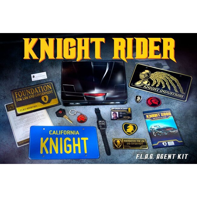 Doctor Collector Knight Rider Gift Box F.L.A.G Agent Kit