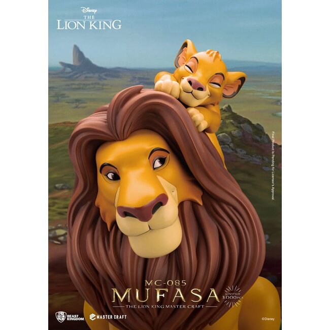 Disney Master Craft Statue Der König der Löwen Mufasa 36 cm