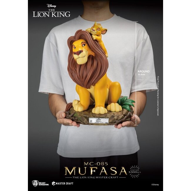 Disney Master Craft Statue Der König der Löwen Mufasa 36 cm
