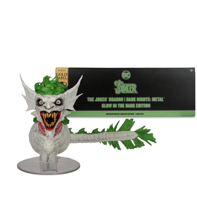 Dark Nights: Metal DC Multiverse Actionfigur Der Joker Dragon Glow in the Dark Edition (Gold Label) 25 cm