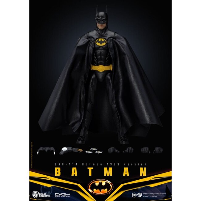 DC Comics Dynamic 8ction Heroes Actionfigur 1/9 Batman 1989 Ver. 21 cm
