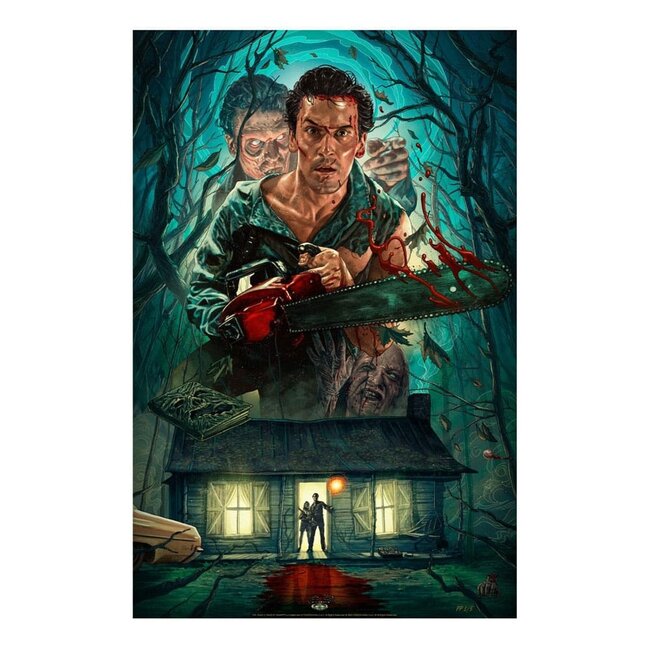 Evil Dead 2: Dead by Dawn Kunstdruck Ash Williams 46 x 61 cm - ungerahmt