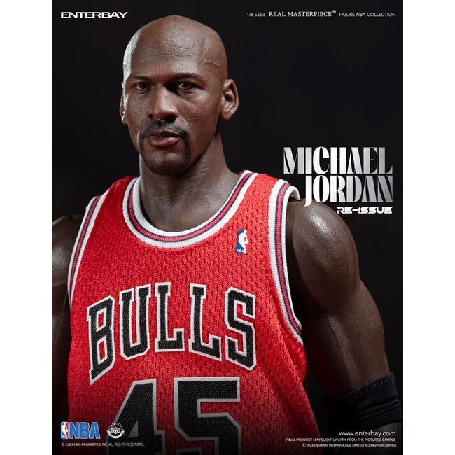 NBA Collection Real Masterpiece Actionfigur 1/6 Michael Jordan I'm Back Edition Limited 30 cm