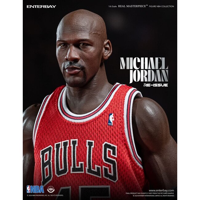 NBA Collection Real Masterpiece Actionfigur 1/6 Michael Jordan I'm Back Edition Limited 30 cm