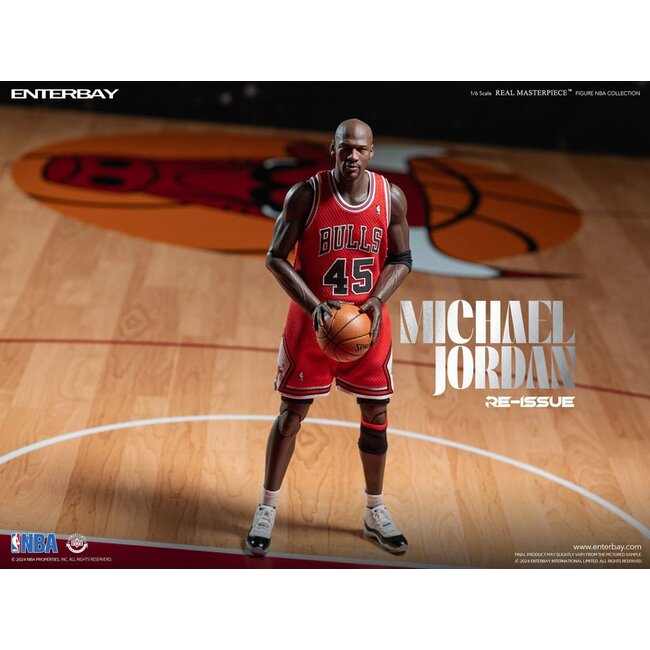 NBA Collection Real Masterpiece Actionfigur 1/6 Michael Jordan I'm Back Edition Limited 30 cm