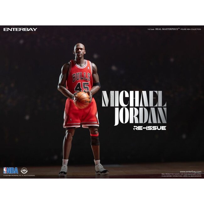 NBA Collection Real Masterpiece Actionfigur 1/6 Michael Jordan I'm Back Edition Limited 30 cm