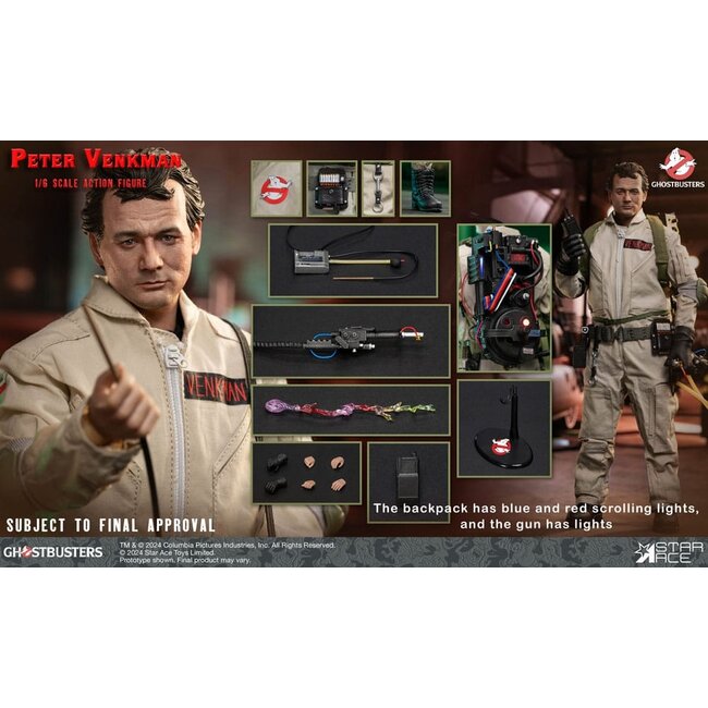 Ghostbusters (1984) Actionfigur 1/6 Peter Venkman 30 cm
