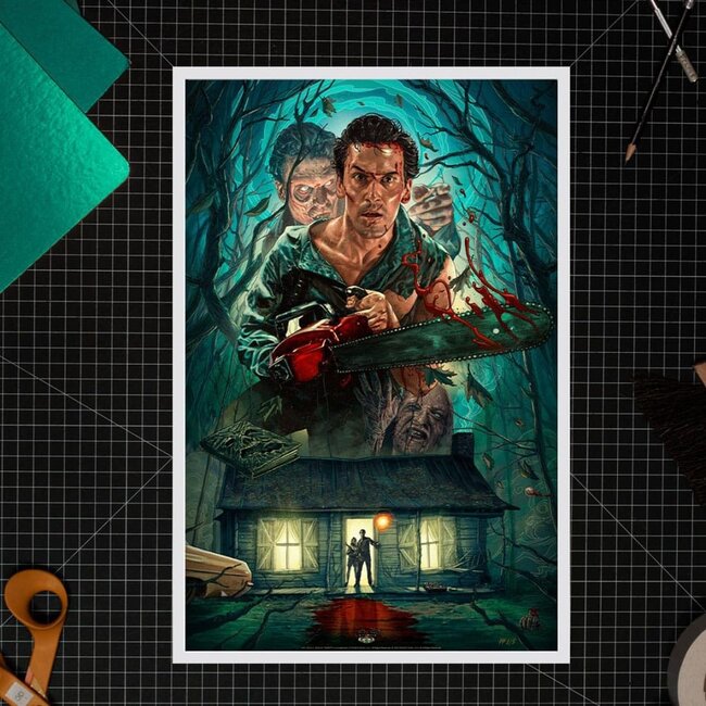 Evil Dead 2: Dead by Dawn Kunstdruck Ash Williams 46 x 61 cm - ungerahmt