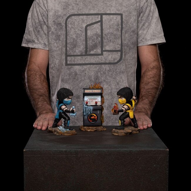 Mortal Kombat Mini Co. PVC Figuren Scorpion vs. Subzero Arcade Set 15 cm