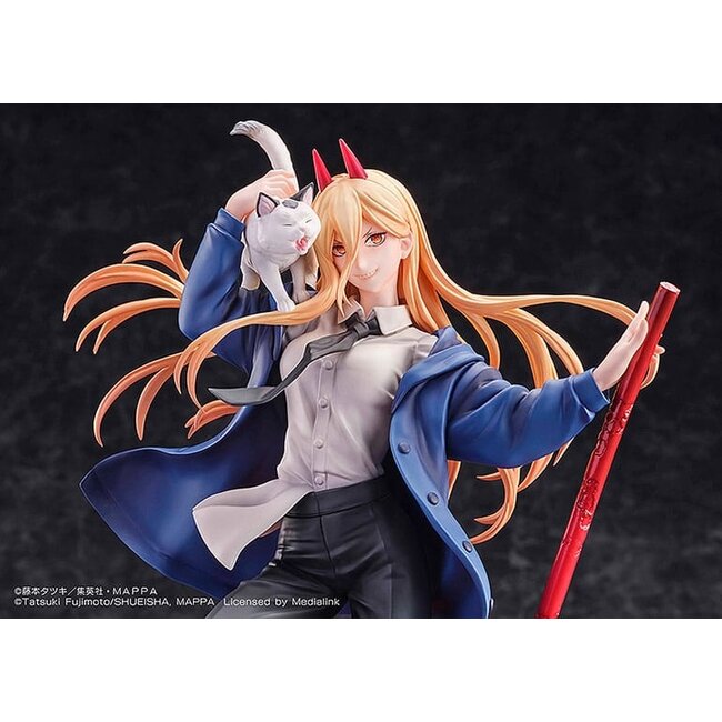 Chainsaw Man Statue 1/7 Power & Meowy 28 cm