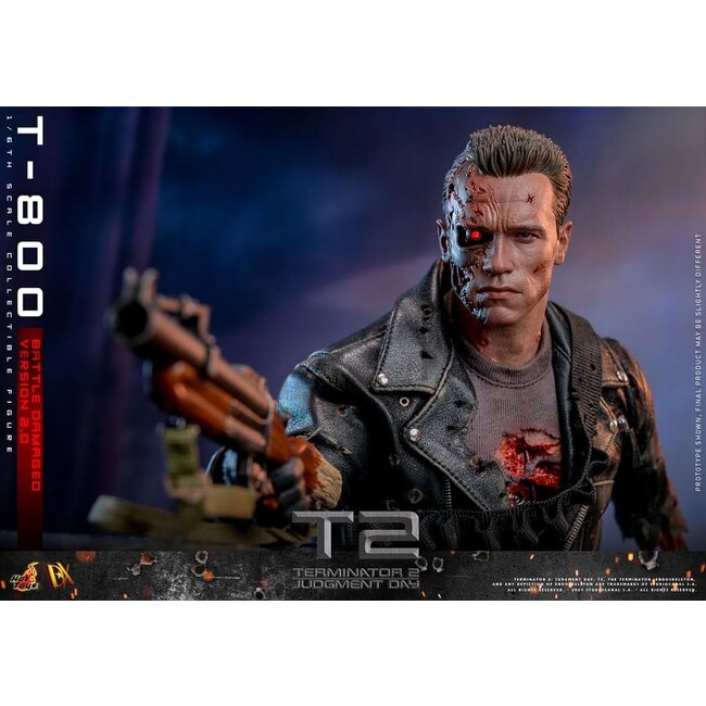 Terminator 2 Movie Masterpiece Actionfigur 1/6 T-800 Battle Damaged Version 2.0 32 cm