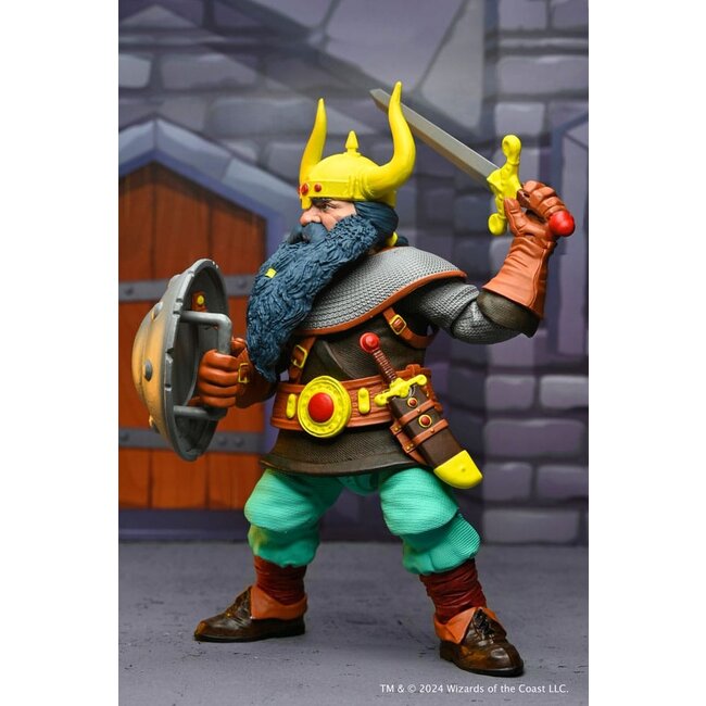 Dungeons and Dragons Scale Action Figure 50th Anniversary Elkhorn on Blister Card 18 cm