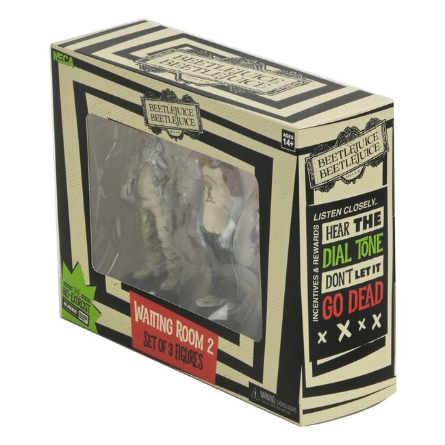 Beetlejuice Beetlejuice Figur 3er-Pack Wartezimmer 2 10 cm