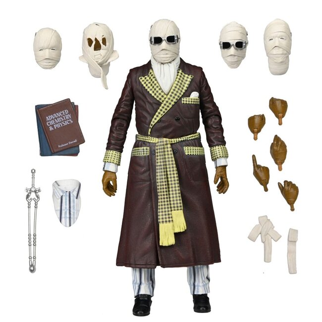 NECA  Universal Monsters Action Figure Ultimate Invisible Man (Kemp House) (Color) 18 cm