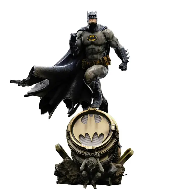 DC Comics: Batman auf Bat-Signal-Statue im Maßstab 1:10 - CCXP23 Exklusiv