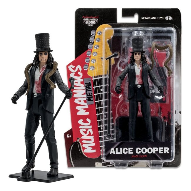 McFarlane Toys Alice Cooper Metal Music Maniacs Action Figure Alice Cooper 15 cm