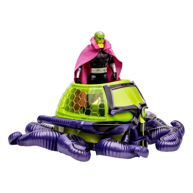 McFarlane Toys DC Direct Super Powers Action Figure with Vehicles Brainiac with Skull Ship (Gold Label) 12 cm