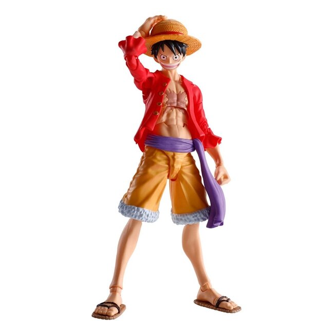 Bandai Tamashii Nations One Piece SH Figuarts Actionfigur Monkey D. Luffy (Der Überfall auf Onigashima) 14 cm