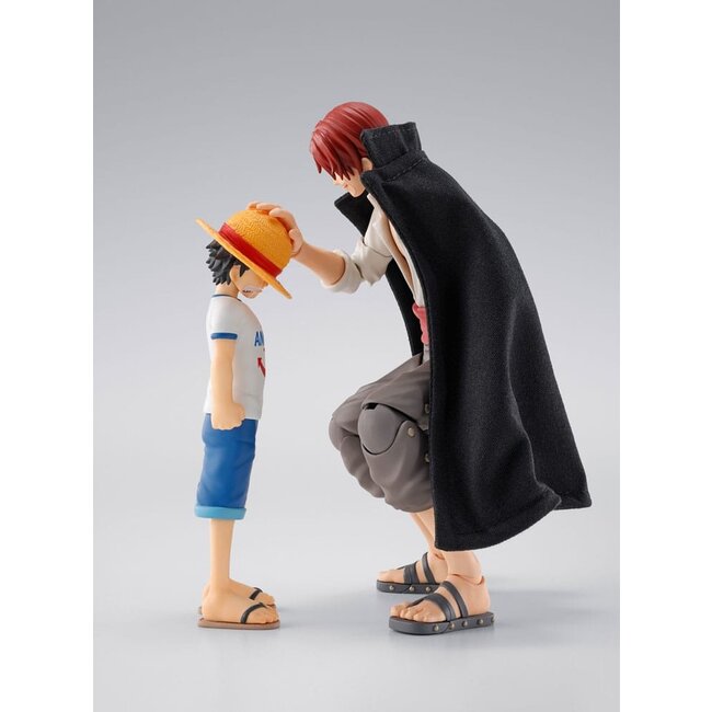 One Piece SHFiguarts Actionfigur 2er-Pack Shanks & Monkey D. Luffy Childhood Ver.