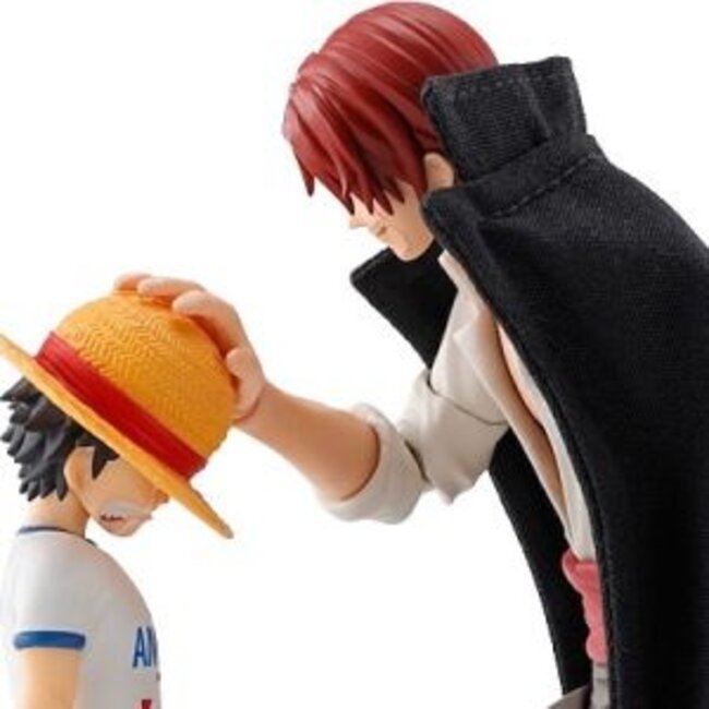 Bandai Tamashii Nations One Piece SHFiguarts Actionfigur 2er-Pack Shanks & Monkey D. Luffy Childhood Ver.