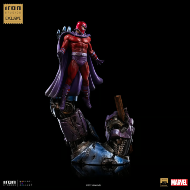X-Men – Magneto vs. Sentinel Battle Diorama Deluxe-Statue im Maßstab 1:10 (exklusiv beim CCXP-Event 2023)