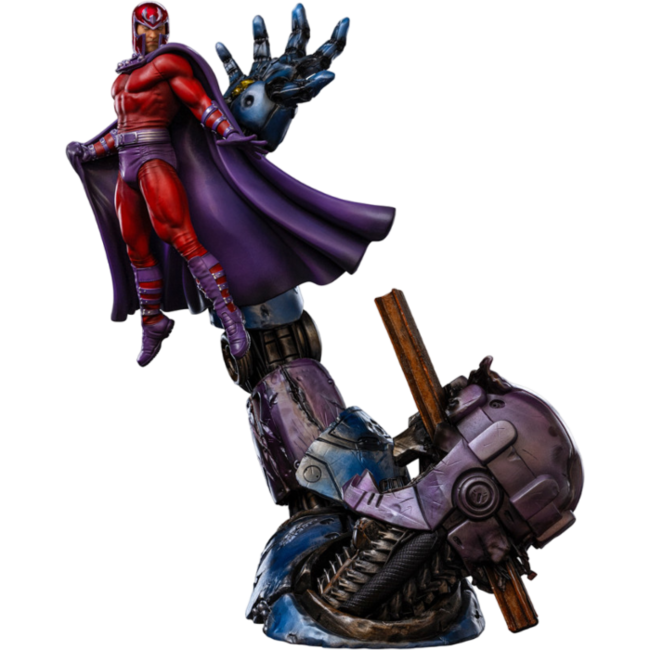 Iron Studios X-Men – Magneto vs. Sentinel Battle Diorama Deluxe-Statue im Maßstab 1:10 (exklusiv beim CCXP-Event 2023)