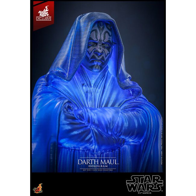 Star Wars Episode I Figur 1/6 Darth Maul Hologramm Hot Toys Exklusiv 30 cm