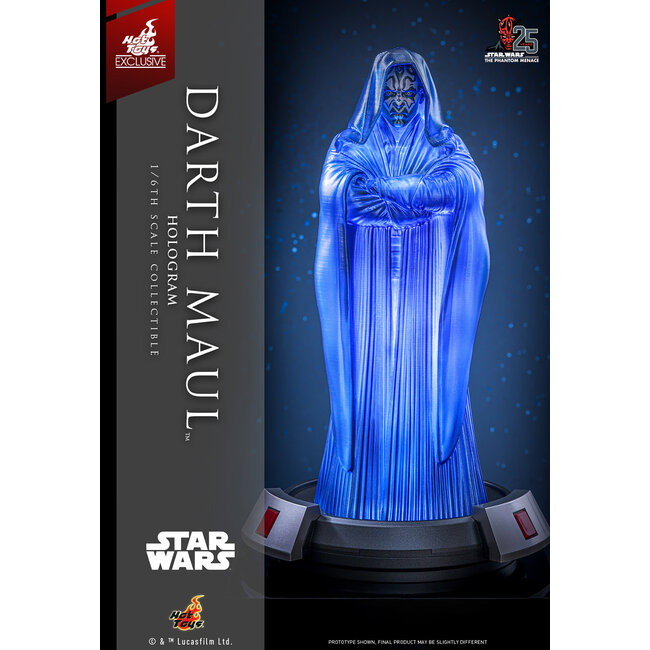 Star Wars Episode I Figure 1/6 Darth Maul Hologram Hot Toys Exclusive 30 cm
