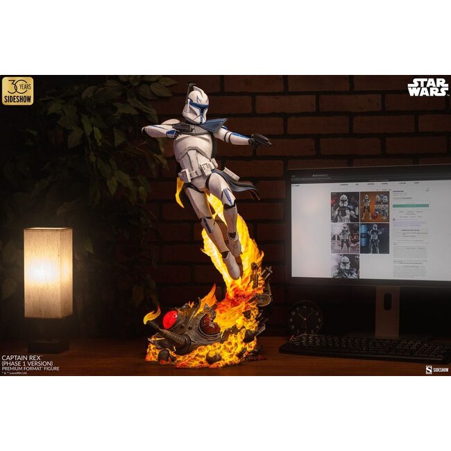 Star Wars Premium Format Figur Captain Rex (Phase 1 Version) Sideshow Exclusive 68 cm