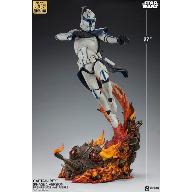 Star Wars Premium Format Figur Captain Rex (Phase 1 Version) Sideshow Exclusive 68 cm