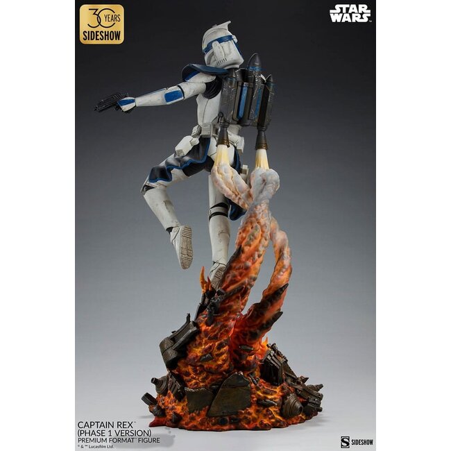 Star Wars Premium Format Figur Captain Rex (Phase 1 Version) Sideshow Exclusive 68 cm