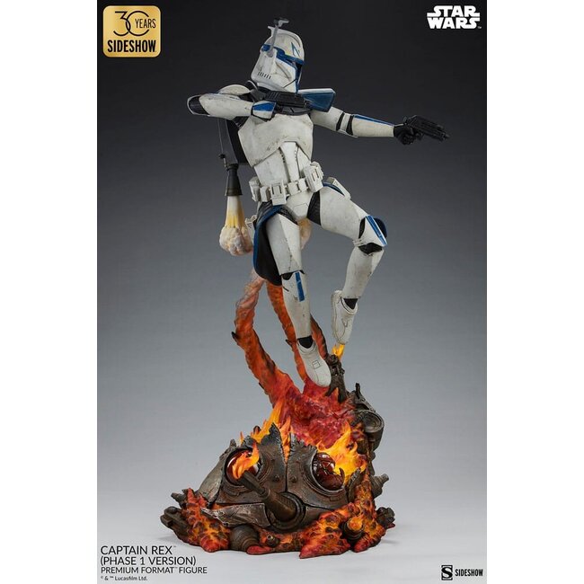 Star Wars Premium Format Figur Captain Rex (Phase 1 Version) Sideshow Exclusive 68 cm