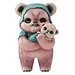 Sideshow Collectibles Star Wars Designer Statue Ewok von Mab Graves Pink Variante 18 cm