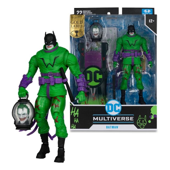 McFarlane Toys DC Multiverse Action Figure Batman (Batman: Last Knight on Earth) Jokerized (Gold Label) 18 cm