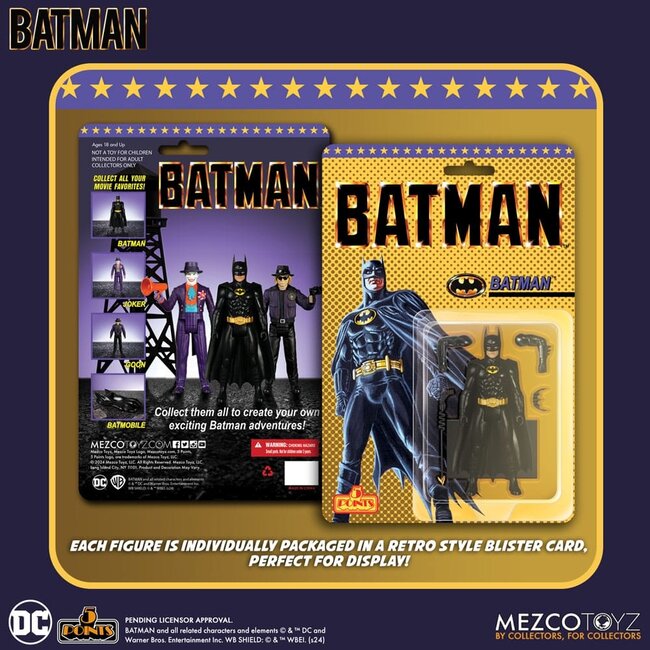Batman (1989) 5 Punkte Actionfiguren 9 cm Sortiment (3)