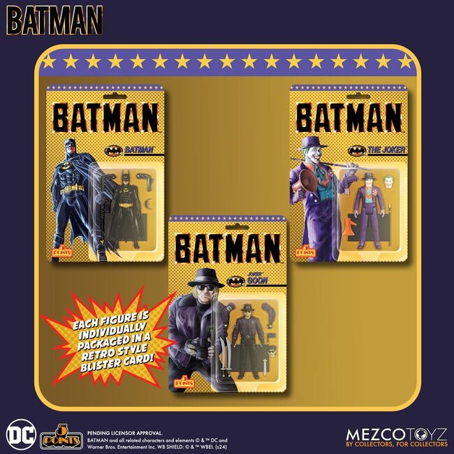 Batman (1989) 5 Points Action Figures 9 cm Assortment (3)